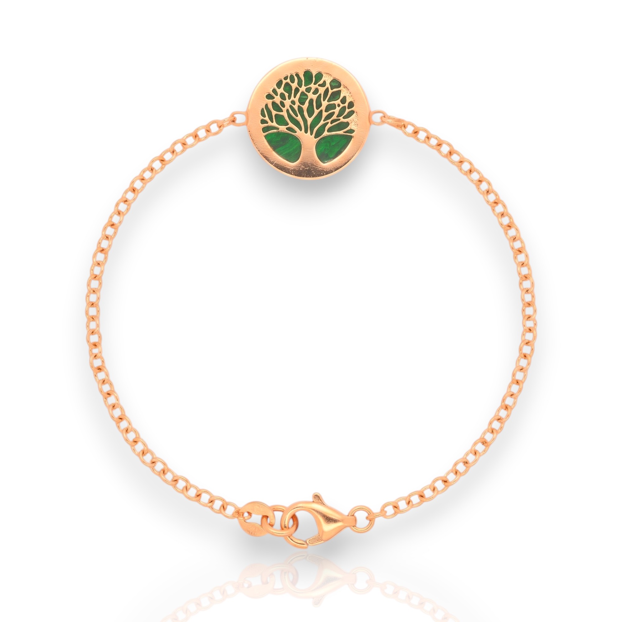 Rose gold plated 